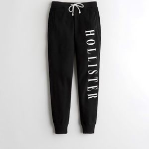 NEW HOLLISTER HIGH-RISE FLEECE JOGGERS